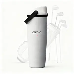 Owala FreeSip Sway Golf Water Bottle 30oz White & Black – Limited Edition Fairways For Days Stainless Steel Tumbler