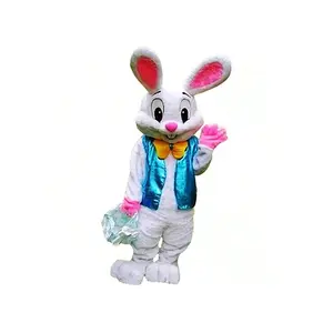 Easter Party Rabbit Costume Bunny Costume Plush Halloween Animal Mascot Costume