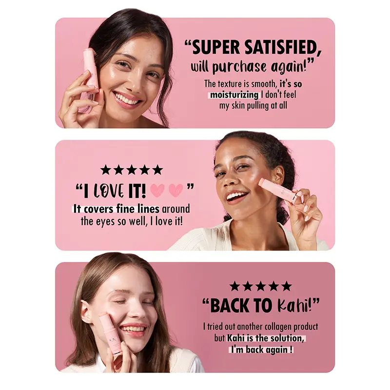 Kahi Seoul All in One Beauty Balm Essential - Hydrating Multi-Use Balm for Face Lips & Neck Anti-Aging Radiance Booster with Salmon Collagen Jeju Fermented Oil & PDRN Skin Repair Moisturizing 3