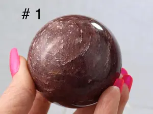 Strawberry Quartz Spheres - Crystal Ball Decor