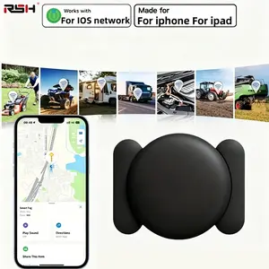 1/4-Pack RSH Smart Car Finder Tags, Wireless Bluetooth-compatible Tracker for Keys and Pets, Compatible with Apple Find My APP, Ideal for Tracking Cars, Backpacks and Wallets