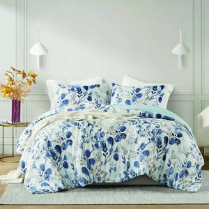 MAIN STREET Floral Print Reversible Comforter Set - Comfortable Design for Home Decor