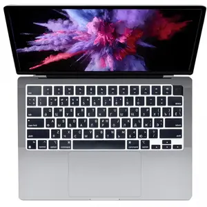 Russian laptop keyboard cover suitable for 2025-2022 model MacBook Air 13.6-inch, 15-inch, M4, M3, M2 chips and 2025-2021 model MacBook Pro 14, 16.2-inch, M4, M3, M2, M1 Pro/Max accessories (US layout)