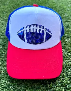 Sequin Football Caps - Various Styles, Comfortable Fit, Ideal for Football Fans