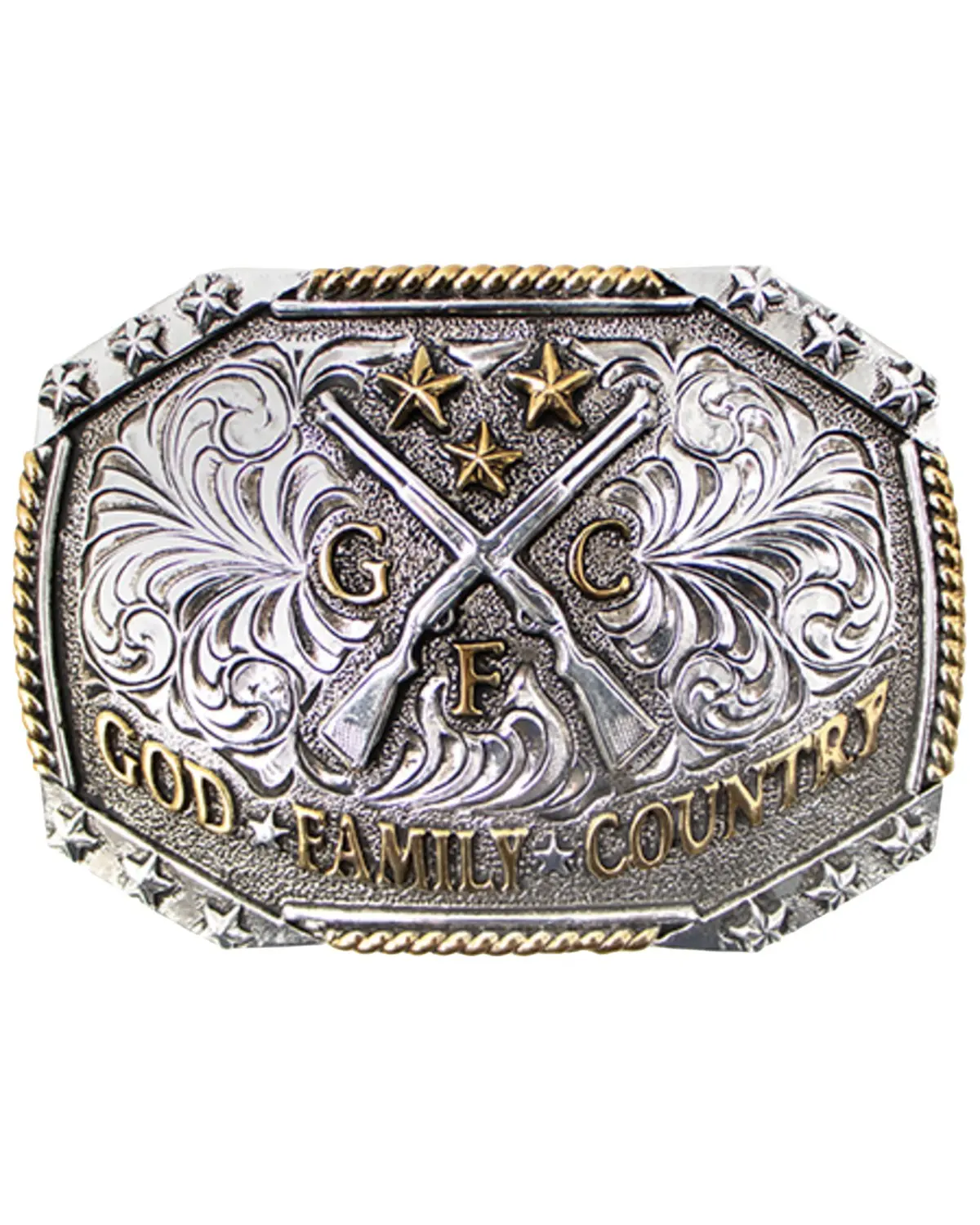Cody James Men's Men'S God, Family, Country Belt Buckle - 734