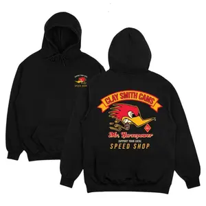 Clay Smith Cams Speed Shop Classic Racing Car Lover Hoodie, Sweatshirt, T-shirt for Casual Menswear, Perfect Racing Equipment for Enthusiasts