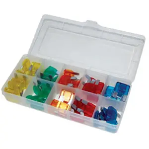 ATD Tools  50 Pc. Automotive Maxi-Fuse Assortment, 50-Pieces, Automotive Fuse, Multiple Amps
