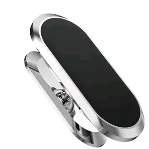 Magnetic Car Phone Holder 360 Degree Mini Strip Shape Holder Metal Magnet GPS Car Mount Stand Wall Office Bedroom