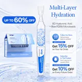 [NEW] WNP Plump Serum | 3% 8D Hyaluronic Acid + PDRN Blue Beads | Ultra-Low Molecular HA & 10 Peptide Complex | Long-Lasting Hydration for Plump | Smooth, Firm-Looking Skin