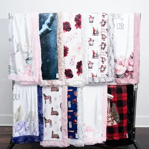 50x60 Inches - Handmade Minky Blankets - Live Sale Collection-161-170