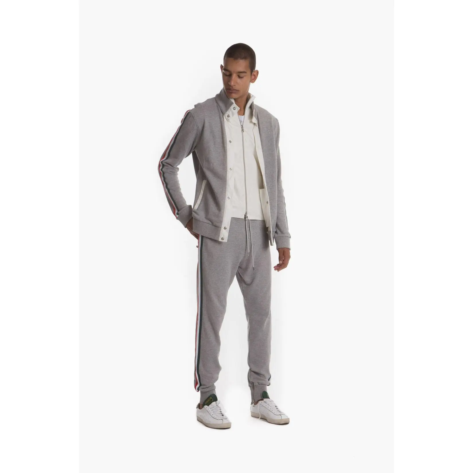 Oyster Holdings Jomo Double Track Gray Jacket. Sz. M