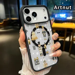 Magnetic Phone Case for iphone 17 Pro Max 16 Plus 15 14 13 12 11 XR Air E Nutcracker Ballet Dream Transparent Acrylic Scratch-resistant skin-friendly feel Smartphone Cover for Boy
