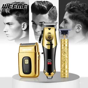 Weeme Electric Hair Trimmer for Men, Professional USB Charging Beard & Nose Hair Trimmer, T-Shape Blade Shaver, Holiday Gift for Boyfriend, Usb Rechargeable Trimmer