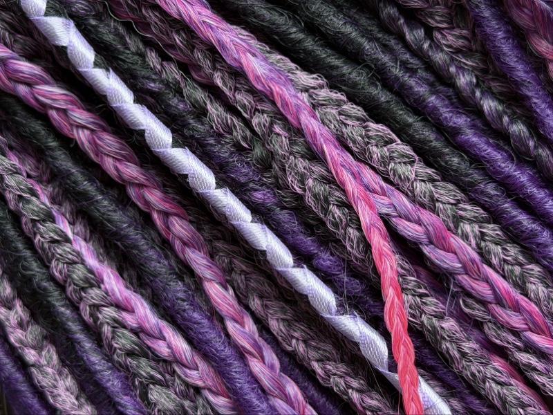 Purple Pink Ombre DE Dreads