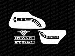 ETZ  250 - Sticker Vinyl for Motorcycles