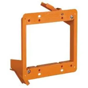 Thomas & Betts SC200RR 2-Gang Low Voltage Mounting Old-Work Bracket, Orange