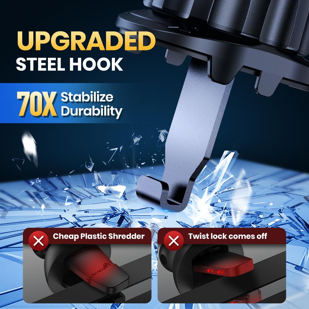 TOPK Mag-Safe Phone Holder Car, Magnetic Phone Car Mount, Air Vent Car Phone Holder with Strongest Magnet, Car Cradle for iPhone