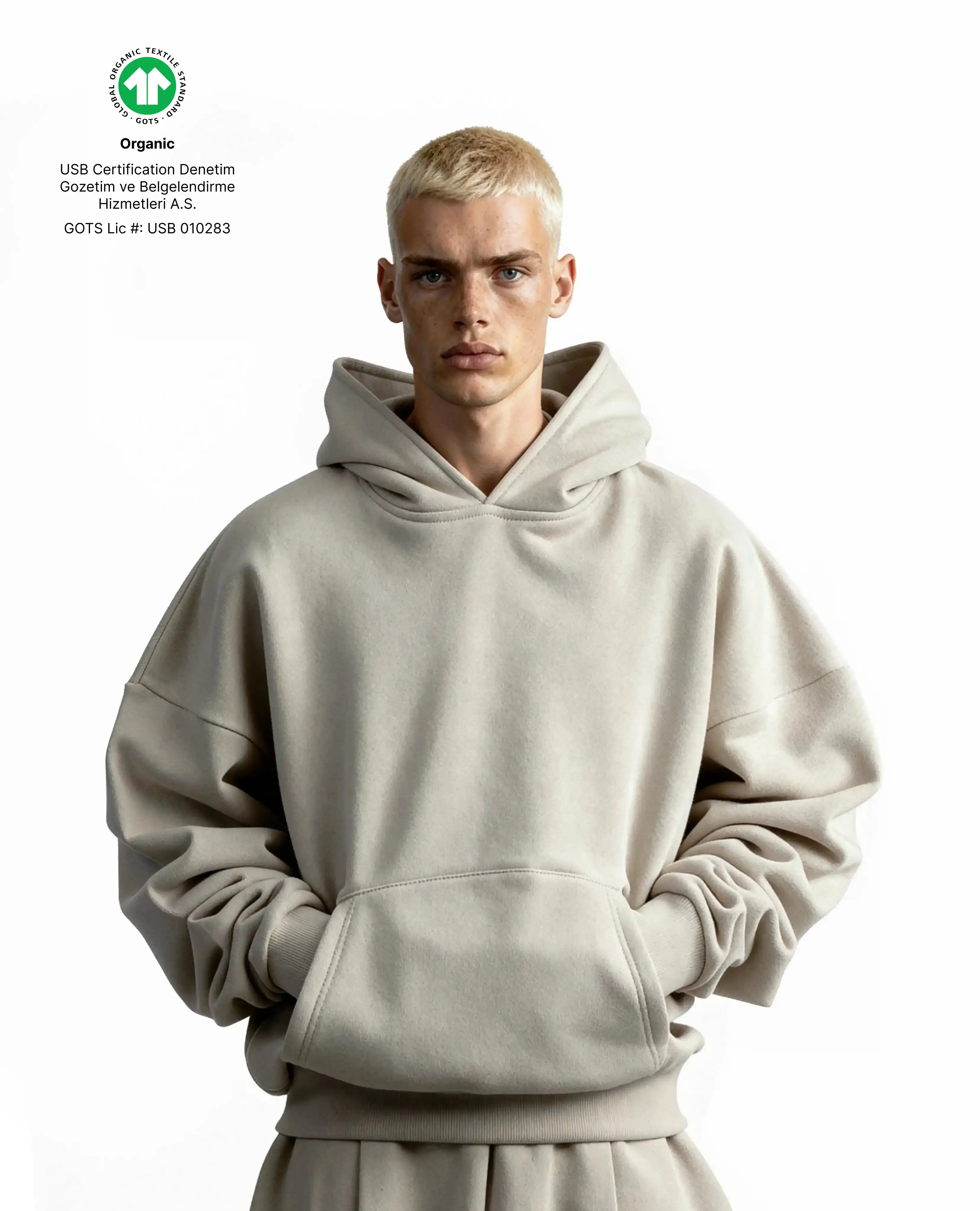 Y27 - Heavy Boxy Organic Hoodie — Smokey [520 GSM]
