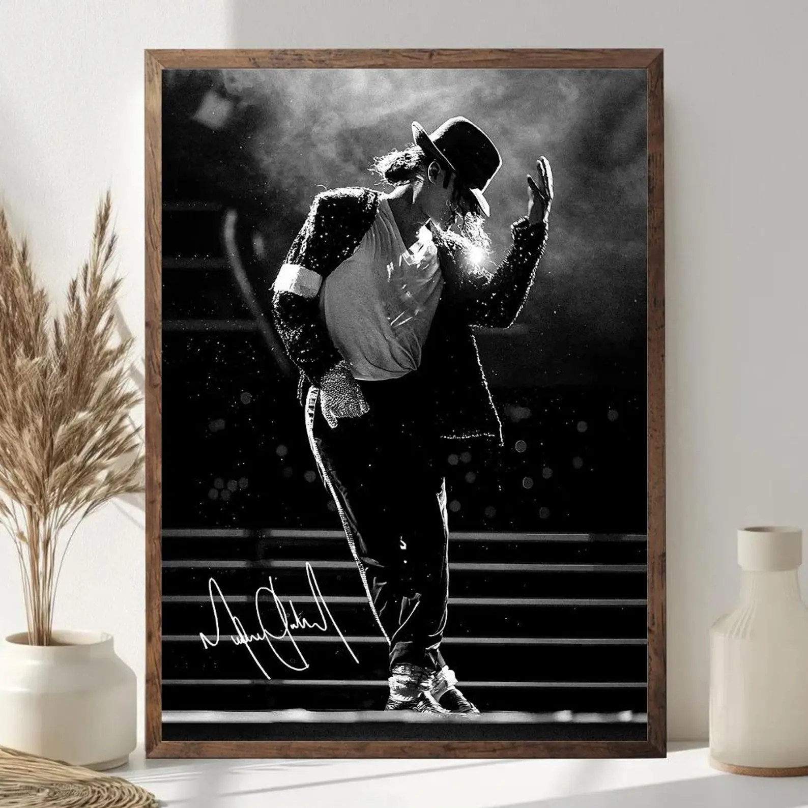 Michael Jackson Performing Poster Live Dance Stage Wall Art Music Print_No Framed