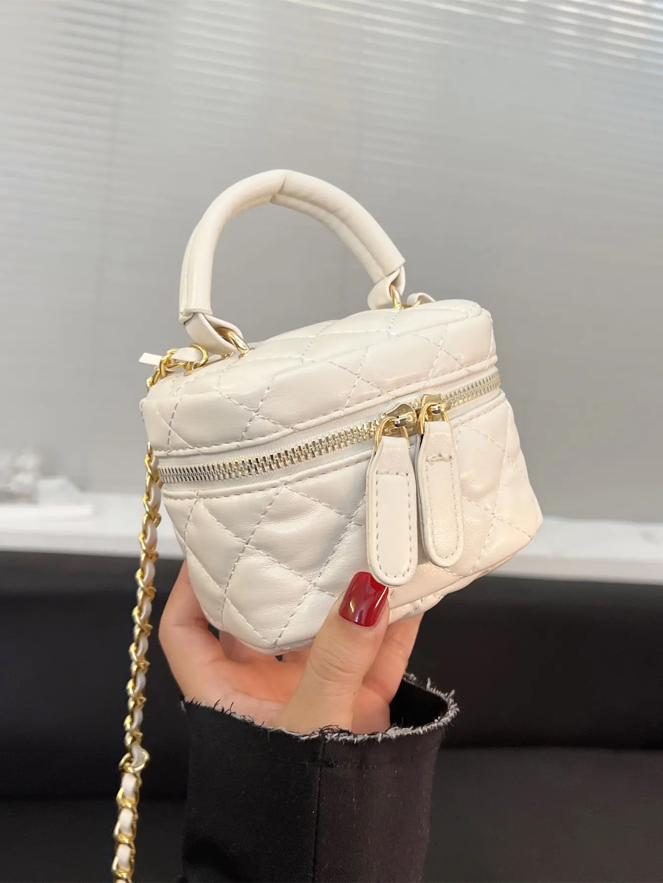 Women's Mini Quilted Handbag, Suitable For Daily Use
