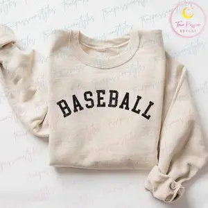 Distressed Baseball Sweatshirt, Minimal Baseball Shirt, Baseball Game Day Tshirt, Sports Mom Tee, Baseball Game Fan Shirt, Sporty Mom