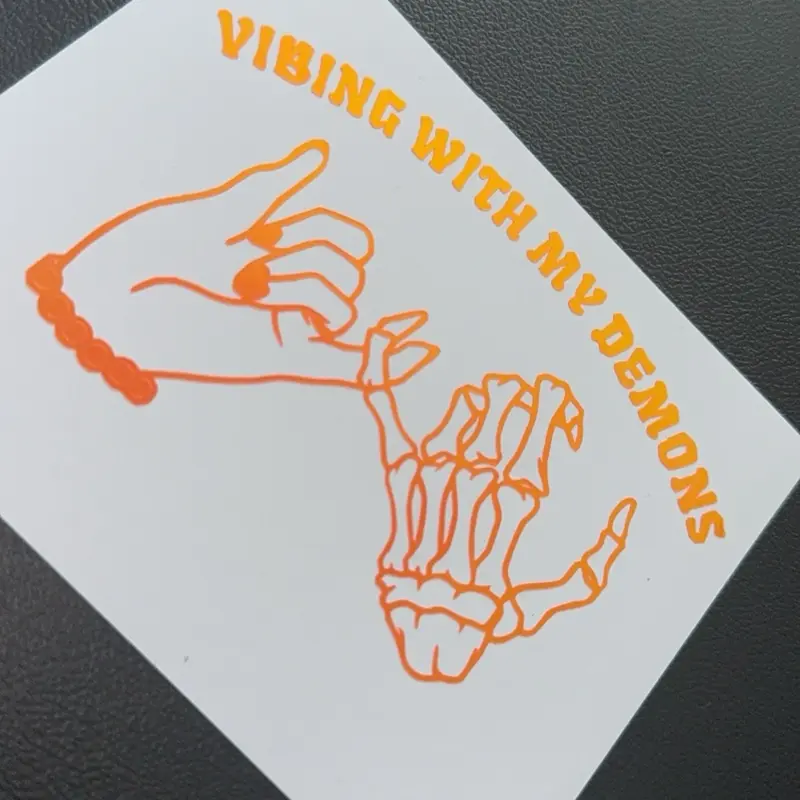 Vibing With My Demons Decal