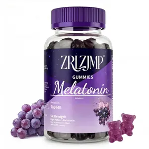 ZRLZJMP Melatonin Gummies 26mg High Potency Sleep Support, Grape Bear Gummies for Bedtime Night Routine - 60 Count