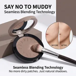 FAICCIA 3-Pack Single-Color Cosmetic Face Contouring Palettes, Matte Texture, Waterproof & Easy to Use, Creates 3D Nose Bridge Shadow, Covers Facial Blemishes, Daily Makeup Essential for All Skin Types, Teen Girl Gifts