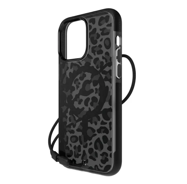 BodyGuardz Me-ow Leopard Ace Pro with MagSafe 18 Ft Drop Case for iPhone 15 Pro - Protective Cover