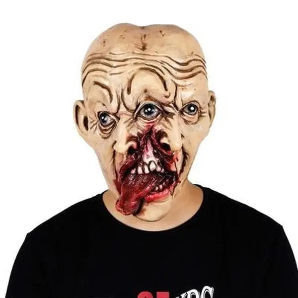 Horror Biohazard Mask Dead Atmosphere Mask Headgear Ghost House Ghost Mask Latex Death Mask Headgear