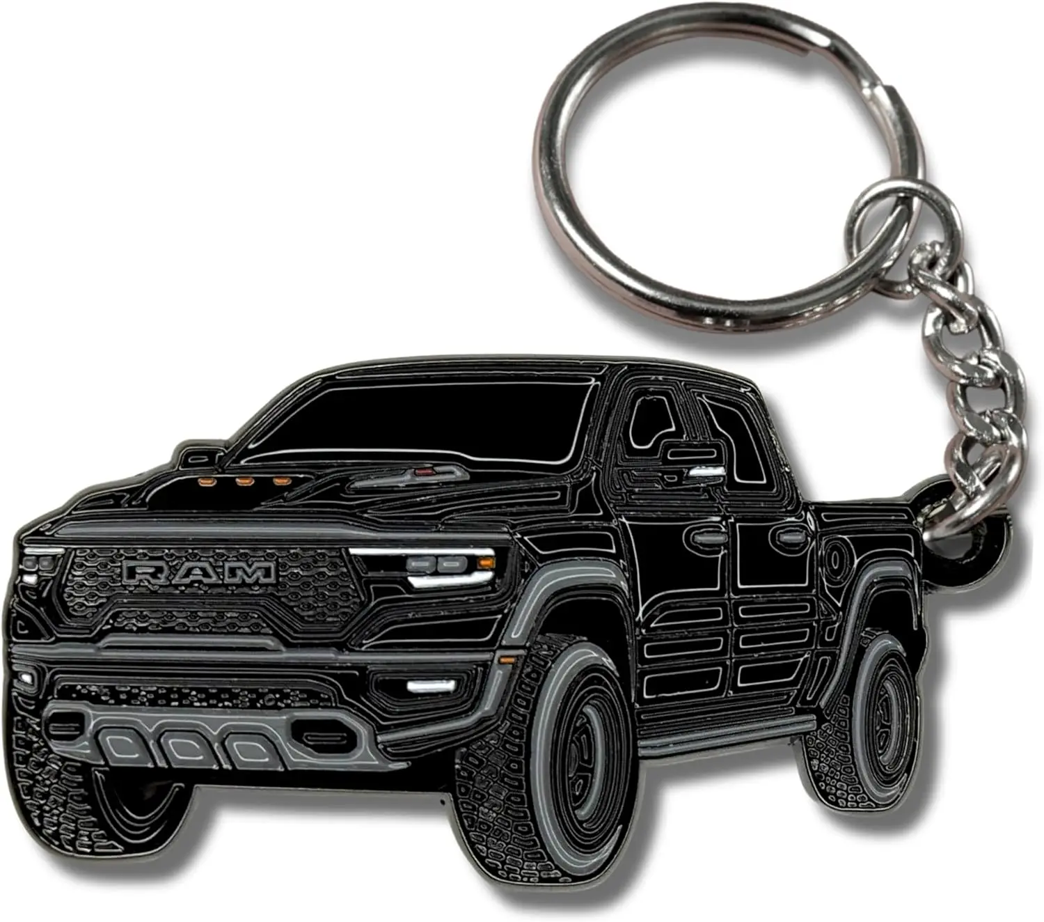 Dodge RAM Keychain 1500 Accessories - Officially Licensed - Ram 2500 Toy Truck Key Chain Mods 2022 2023 2024