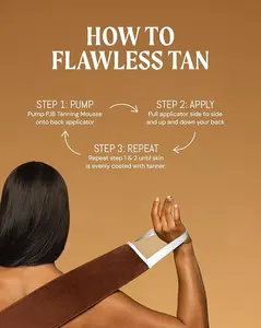 Peta Jane Original Back Taning Mitt Gently exfoliates your skin