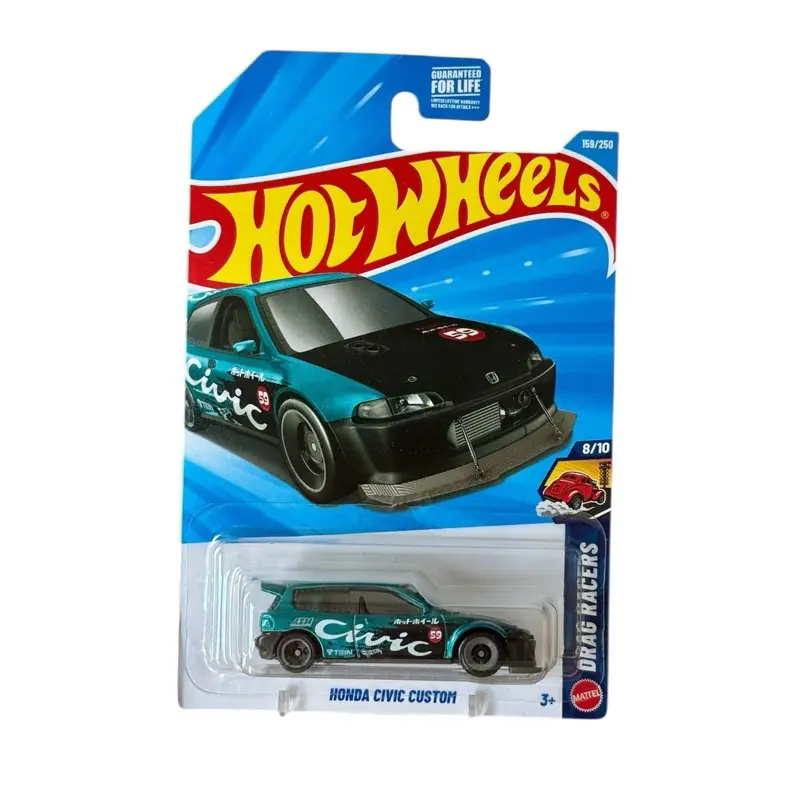 Hot Wheels Honda Civic Custom EG Hatchback Drag Racers 1:64 Diecast Car