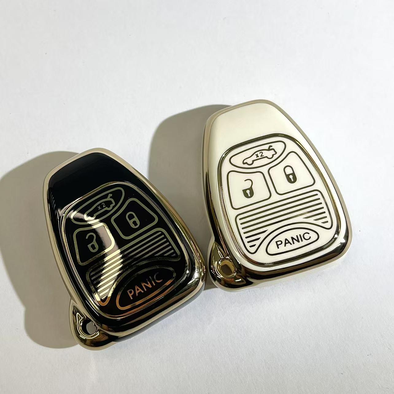 TPU Car Key Case Cover for Jeep Dodge Chrysler | Full Protection Key Fob