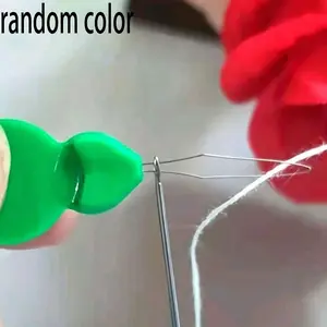 10pcs/20pcs Gourd-Shaped Needle Threader Set, Multifunctional Sewing Tool, Easy Cross Stitch Craft Supplies, Multiple Colors Available