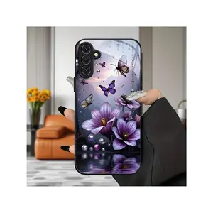 1 PC Tempered Glass Phone Case For Samsung Galaxy A04 A04S A05 A05S A06 A13 A14 A15 A16 A22 A23 A24 A25 A26 A32 A33 A34 A35 A36 A52 A52S A53 A54 A55 A56 5G S21 S22 S23 S24 S25