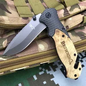 x50 Rescue Pocket Folding Knife 5Cr13Mov Blade G10 Handle Outdoor Camping Belt Knife EDC Multifunction Survival Cutting Knife Outdoor Survival Supplies Folding Pocket Knives Tactical Knives
