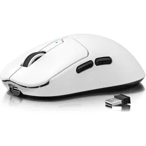 M3  Gaming , 40K DPI, 39g Lightweight Gaming ,PAW3395PRO Optical Sensor,Tri-Mode BT5.1/2.4G/USB-C PC  Mice,Programmable Buttons,300mAh  for PC/Laptop/(White)