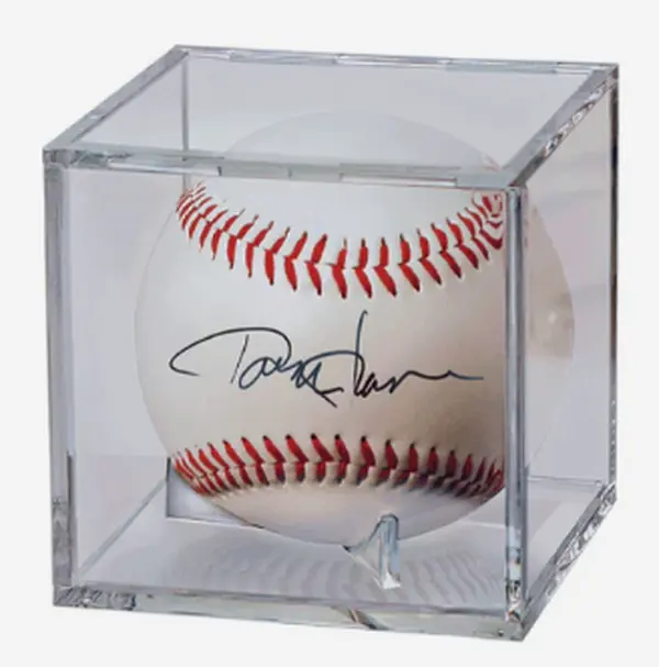 Baseball Clear Square Display Case with UV Block
