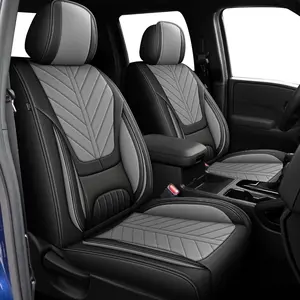 Car Seat Covers For 2/5 Seats, Full Set Universal SeatCoversfor Cars, Waterproof PU Leather Auto Seat ProtectorsCarinteriors Fit For Nissan /Honda /Civic /CRV /Hrv /Kia/Sorento/Toyota /Corolla /4Runner /Camry /Hyundai /Mazda, Car Interior Kit, Pu Leather