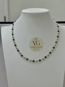 Yarigaby Choker de ojitos 45cm Collar con Diseño de Ojos Protección y Elegancia para Mujeres