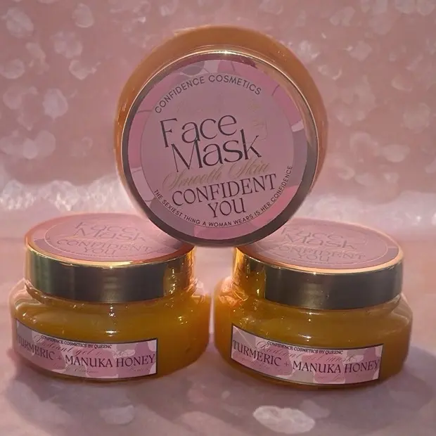 Turmeric + Manuka Honey Gel Mask for uneven skin tone, and Comfort + radiance