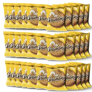 Grandma's Homemade Sweet Sugar Biscuits - Peanut Butter Snack, 33 Packs, Total 66 Cookies