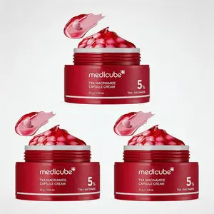 Medicube TXA Niacinamide 5% Capsule Cream, Post-Procedure Recovery Tranexamic Acid Cream to Fade Hyperpigmentation & Calm Redness
