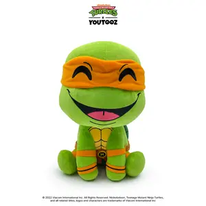 Youtooz Michelangelo Teenage Ninja Turtles Plush, 9 Inch TMNT