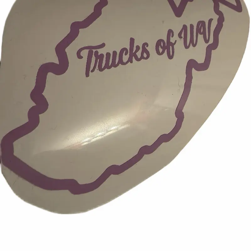OG Light Purple Trucks Of WV Sticker