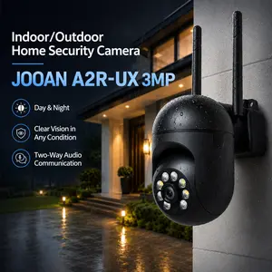 JOOAN A2R-UX 360° Smart WiFi Indoor Security Camera 3MP HD with Motion Alerts Night Vision Two-Way Audio Monitor Your Home Anytime Remote