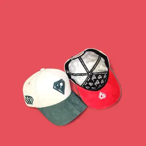 Gorra RJ Hats Blanca Heritage – Gamuza | Bordado 3D Frontal, Lateral e Inferior