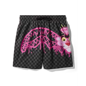 PINK PANTHER DIAMOND SHARK SWIM SHORTS