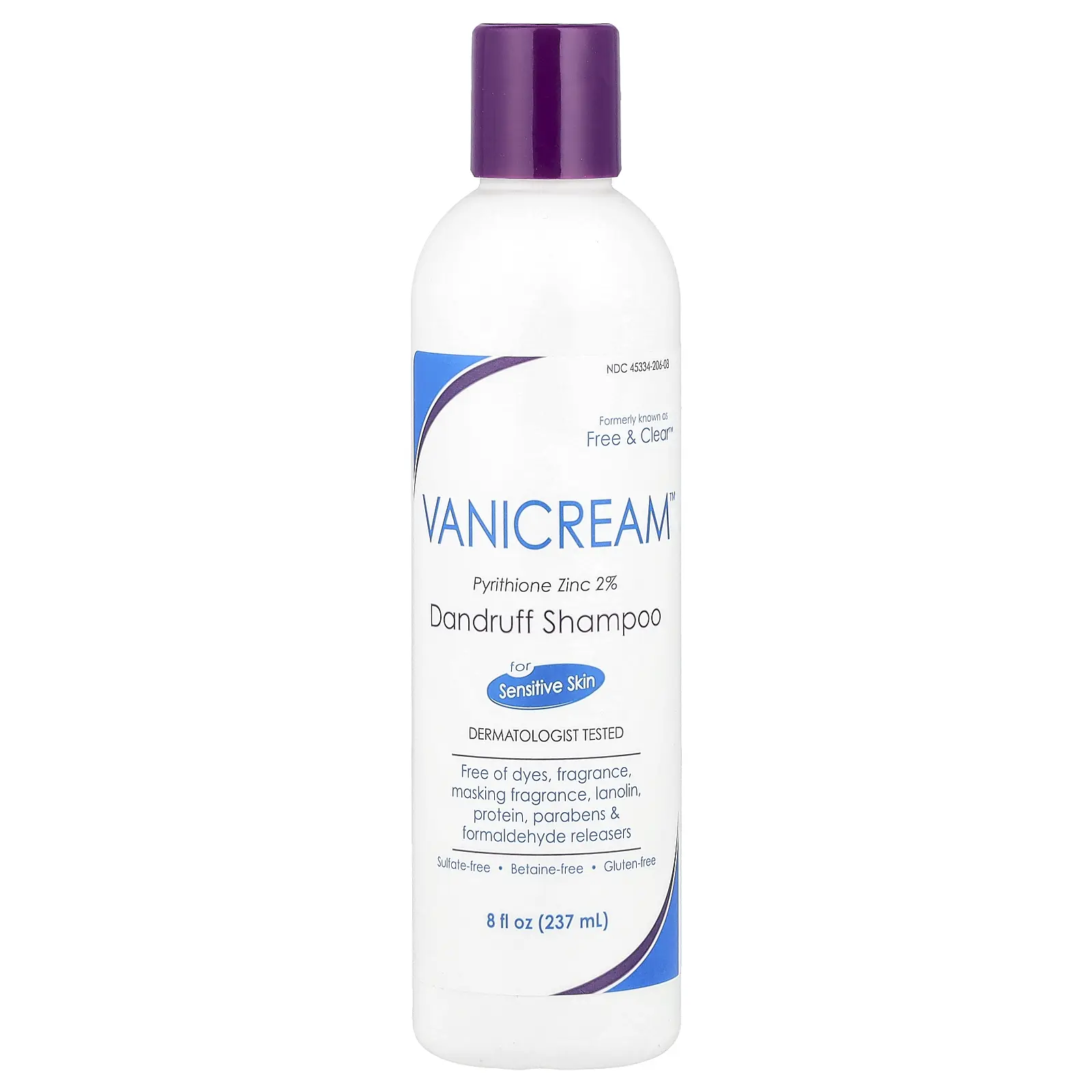 Vanicream Dandruff Shampoo, For Sensitive Skin, 8 fl oz (237 ml)
